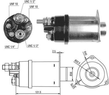 Втягуюче реле стартера MAGNETI MARELLI AME0042 (фото 1)