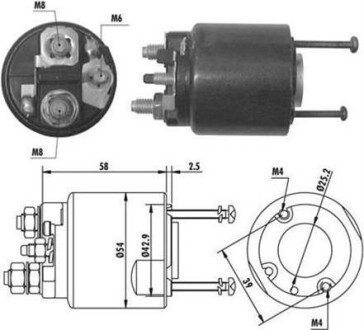 Соленоид MERCEDES A168, B245 MAGNETI MARELLI AME0064