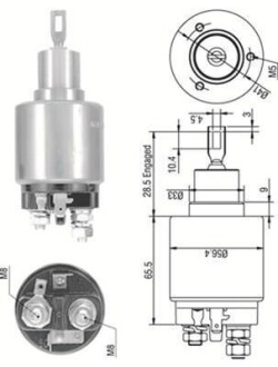 Втягивающее реле стартера AUDI 2,0-4,2: 80/100/A4/6/8 VW Passat 1,6/1,8 [940113050270] MAGNETI MARELLI AME0270