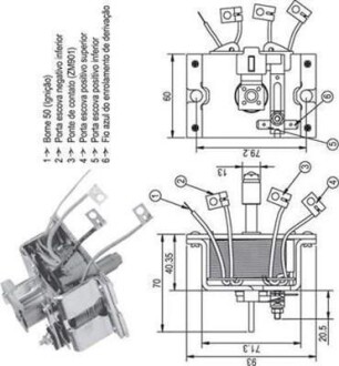 Втягивающее реле MAGNETI MARELLI AME0337