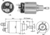 Втягивающее реле стартера VW; OPEL; SEAT; SKODA [940113050435] MAGNETI MARELLI AME0435 (фото 1)