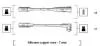 Комплект высоковольтных проводов AUDI 80 1.6(DT/DTA/JV)84-91 [94 MAGNETI MARELLI MSK529 (фото 1)