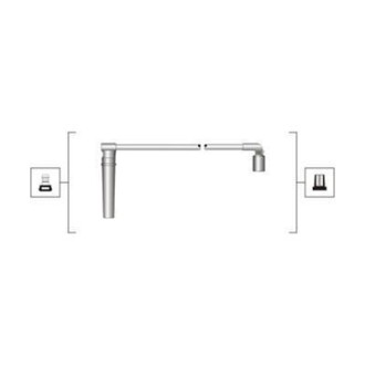 Комплект высоковольтных проводов EQ DAEWOO NUBIRA 1.8, 2.0 [941319170076] MAGNETI MARELLI MSQ0076 (фото 1)