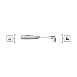 Комплект проводов зажигания MAGNETI MARELLI MSQ0111