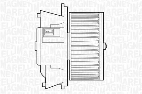 Вентилятор FIAT DOBLO 01- MAGNETI MARELLI MTC503AX (фото 1)