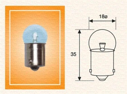 Лампа R2 MAGNETI MARELLI R10W 24