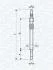 MAGNETI MARELLI Свеча накала VW LT MKII 2.8 [062900050304] UC42A