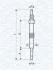 Свеча накала LAND ROVER DISКрышкаY II, DEFENDER SW [062900067304] MAGNETI MARELLI UC50A (фото 1)