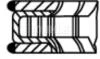 Кольца поршневые, комплект MAHLE / KNECHT 001 RS 00163 0N0 (фото 3)
