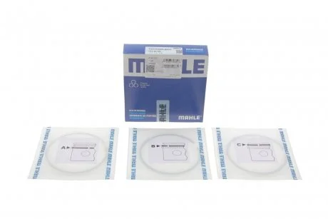 Кольца поршневые 89,0 STD 2.5-2-3 MB OM601D23/OM603D29, OM604 (к-т на 1 цил.) MAHLE / KNECHT 002 24 N0
