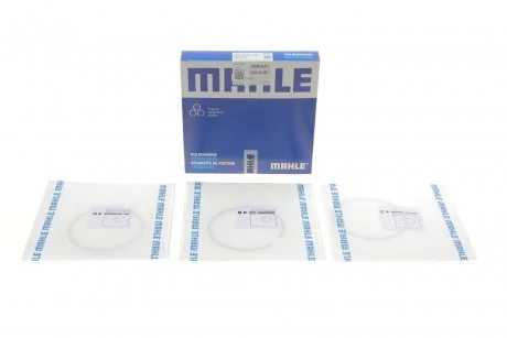 Комплект кілець поршня двигуна на один циліндр MAHLE / KNECHT 002 80 V0 (фото 1)