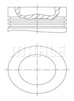 Поршень MB MAHLE / KNECHT 003 98 00 (фото 1)