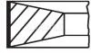 Комплект кілець поршня двигуна MAHLE / KNECHT 004 45 G0 (фото 1)
