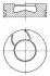 Поршень MAHLE / KNECHT 008 41 00 (фото 1)