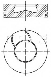 Поршень MAHLE / KNECHT 008 41 00