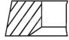 Поршневые кольца 70.80mm (+0.60) (1.2x1.2x2.5) Fiat Doblo/Palio/Punto 1.2 09- MAHLE / KNECHT 009 41 N2 (фото 2)