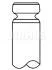 Клапан впускний RENAULT 1.8/2.0 16V F4P/F4R 33.5x5.5x110.1 (вир-во Mahle) 021 VE 30930 000