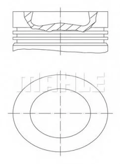 Поршень двигуна MAHLE / KNECHT 028 PI 00100 000
