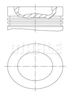 Поршень двигуна MAHLE / KNECHT 028 PI 00121 002