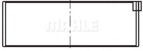 Комплект подшипника скольжения коленчатого вала MAHLE / KNECHT 029 PS 19905 050