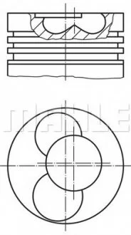 Поршень двигуна MAHLE / KNECHT 030 41 01