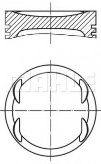 Поршень MAHLE / KNECHT 03099 02