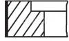 Комплект кілець поршня двигуна MAHLE / KNECHT 034 74 N3 (фото 1)