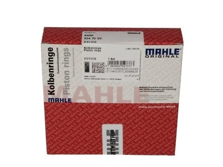 Комплект кілець поршня двигуна MAHLE / KNECHT 034 75 V0