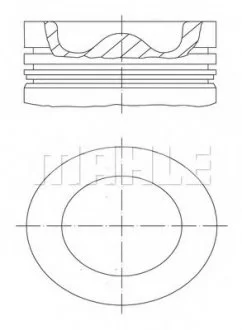 Поршень VOLVO FH12 D12A 131.0 MAHLE / KNECHT 038 43 00