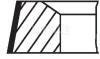 Комплект кілець поршня двигуна MAHLE / KNECHT 039 76 N0 (фото 2)