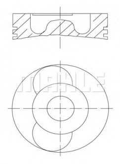 Поршень двигуна MAHLE / KNECHT 061 53 00