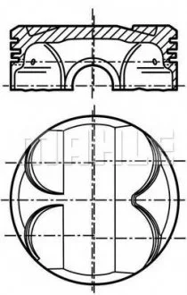 Поршень двигуна MAHLE / KNECHT 081 PI 00101 000