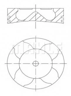 Поршень MAHLE / KNECHT 081PI00103 001