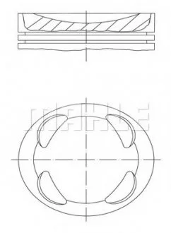 Поршень MAHLE / KNECHT 081 PI 00104 002