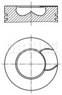 Поршень двигуна MAHLE / KNECHT 213 70 00 (фото 1)