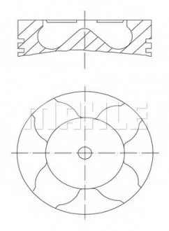 Поршень двигуна MAHLE / KNECHT 229 54 00 (фото 1)