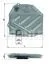 HX48     (MAHLE) MB W124, W126, W140, W210 HX48