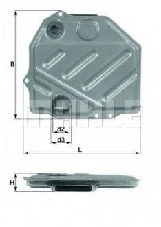 (MAHLE) MB W124, W126, W140, W210 MAHLE / KNECHT HX48