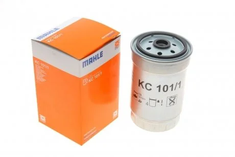 Фильтр топлива HYUNDAI ACCENT III 1.5CRDI 11/06-, SANTA FE 2.2CRDI 09/06-, SONATA 2.0CRDI 11/06- MAHLE / KNECHT KC 101/1