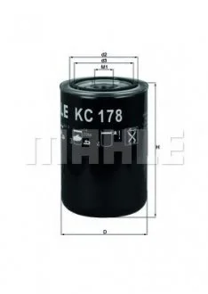 Фильтр топлива DAF XF,CF (XE355C; XE390C) EURO II 99-02 MAHLE / KNECHT KC 178