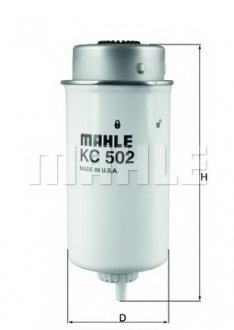 Фільтр паливний MAHLE / KNECHT KC502