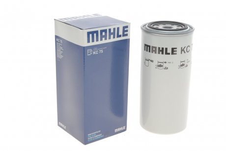 Фильтр топлива VOLVO F12,FH12 8/93- MAHLE / KNECHT KC 75 (фото 1)