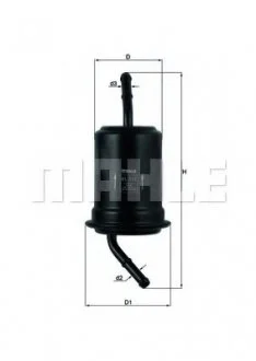Фильтр топливный KIA SEPHIA 95-97, MAZDA 323 89-03, MX-3 90-98 MAHLE / KNECHT KL115