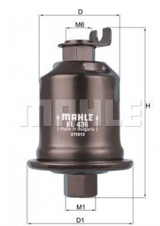 Фільтр паливний Mahle Mitsubishi MAHLE / KNECHT KL436