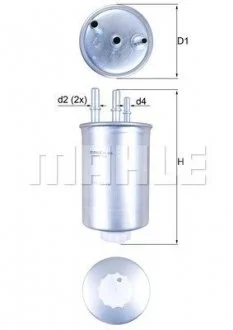 Фильтр топливный MAHLE / KNECHT KL 505