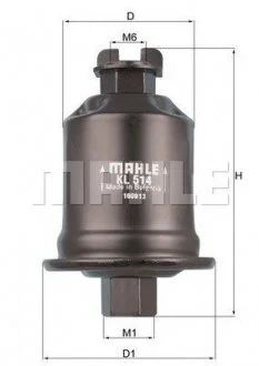 Фильтр топливный Mahle TOYOTA MAHLE / KNECHT KL514