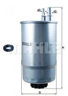 Топливный фильтр MAHLE / KNECHT KL 977
