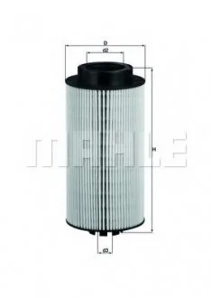 A_Фільтр паливний Mahle MAN MAHLE / KNECHT KX264D
