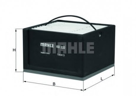 Фильтр топливный Mahle MAN TGS,TGX MAHLE / KNECHT KX332 (фото 1)