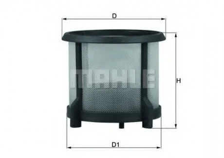 Фильтр топливный Atego Axor MAHLE / KNECHT KX 72D1